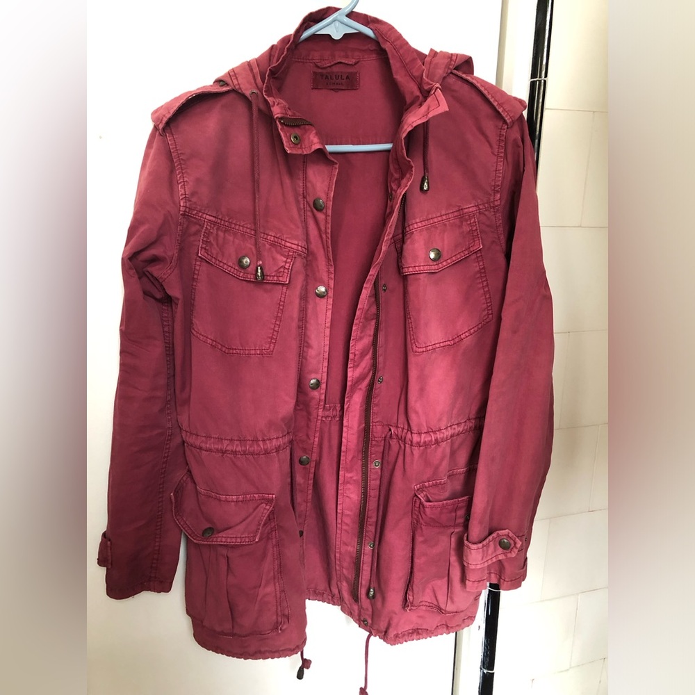 Talula Maroon Utility Jacket - Picture 3 of 8